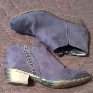 Style & Co. Navy Ankle Boots